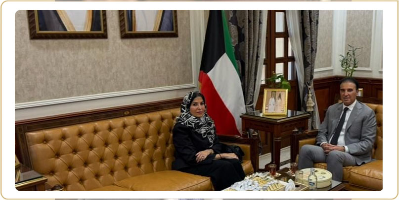 لتعزيز مشاركتها في مسيرة التنمية.. لقاء يجمع منظمة تنمية المرأة ومندوب الكويت بالجامعة العربية.